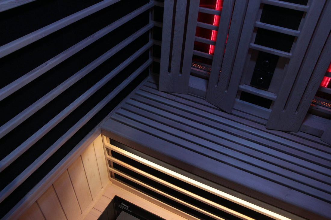 Sun Home Eclipse™ Two-Person Red Light & Infrared Sauna