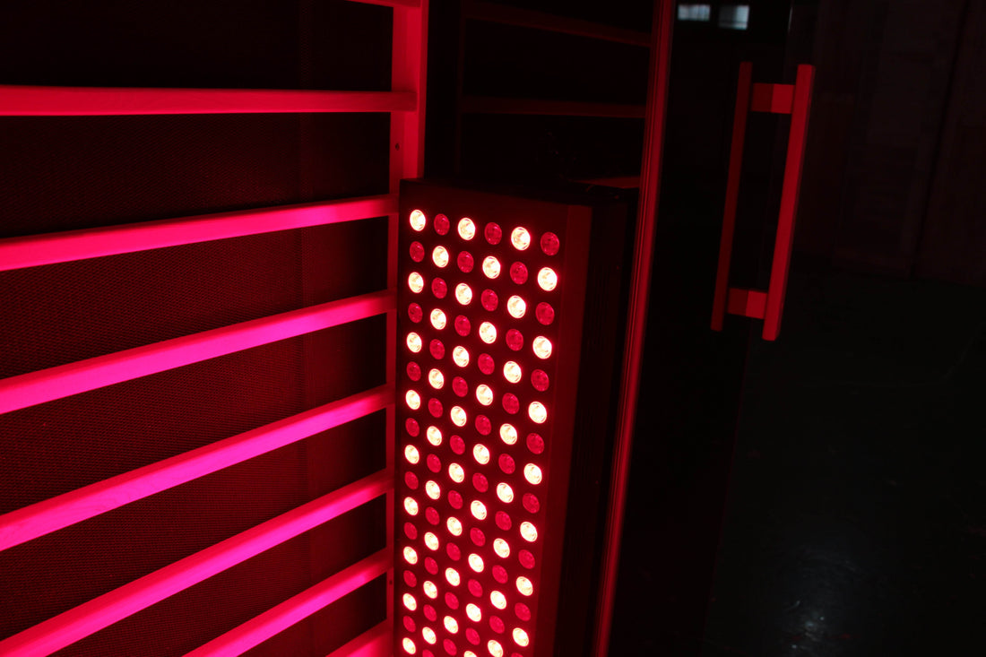 Sun Home Eclipse™ Two-Person Red Light & Infrared Sauna