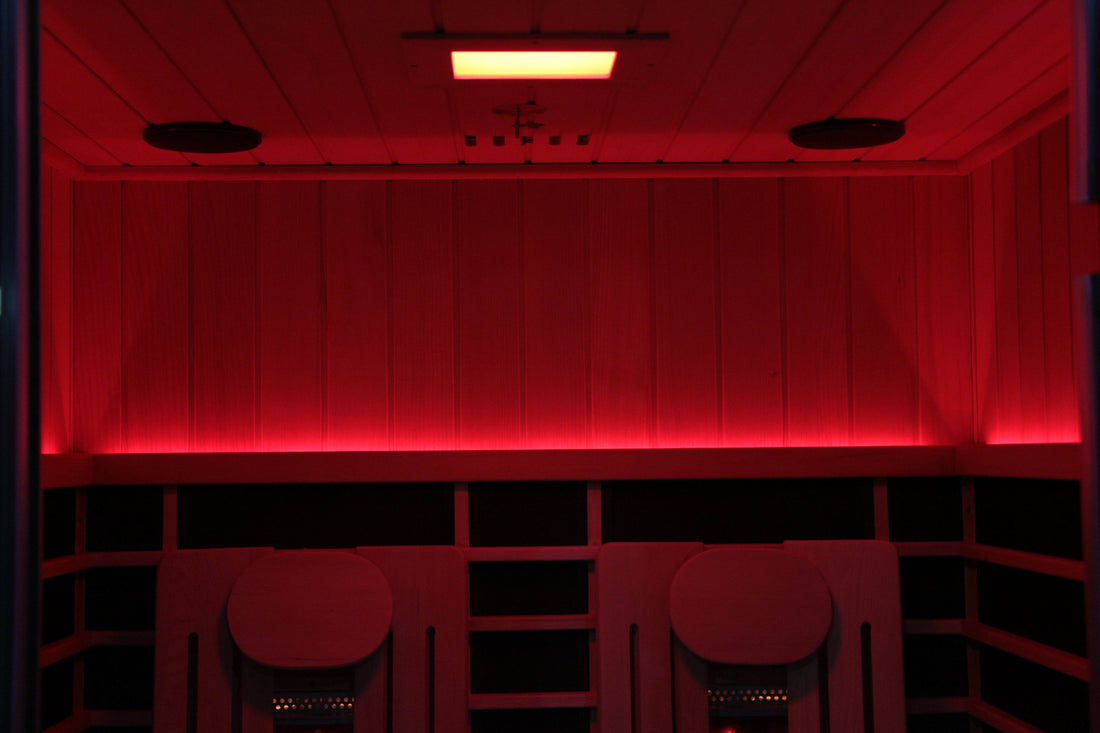 Sun Home Eclipse™ Two-Person Red Light & Infrared Sauna