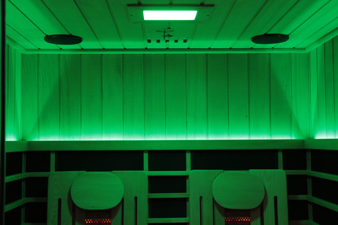 Sun Home Eclipse™ Two-Person Red Light & Infrared Sauna