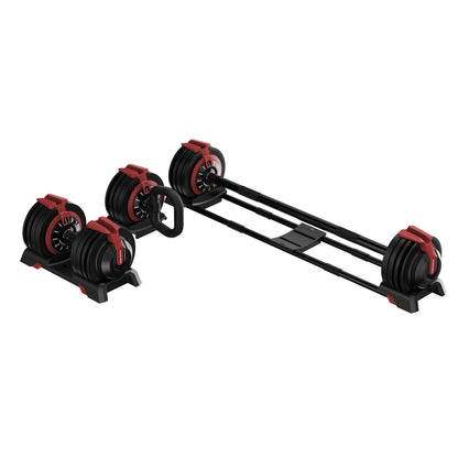 Strength training Home Fitness Bundle- Weight Bench + 24kg Adjustable Dumbbell