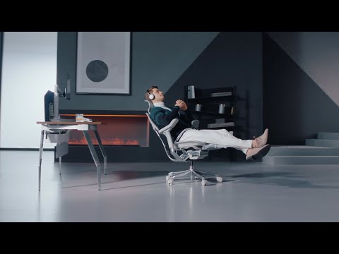 Ergohuman Office Chair- Grey Mesh Office Chair Ergohuman