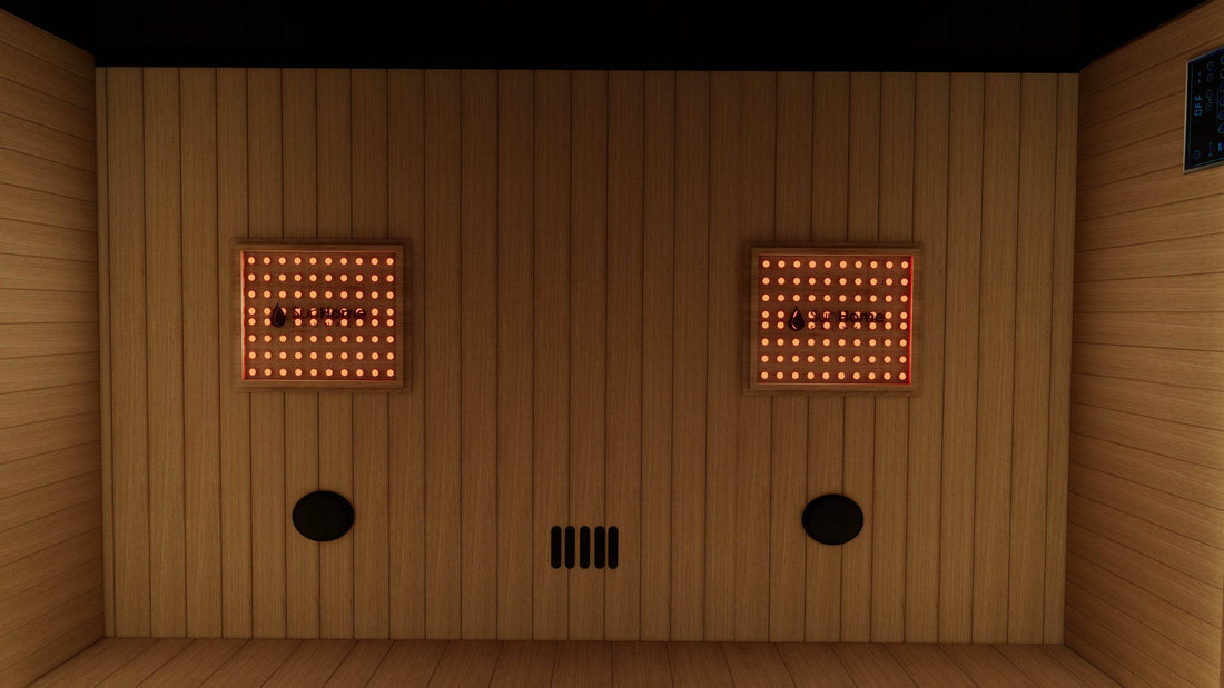 Sun Home Eclipse™ Four-Person Red Light & Infrared Sauna