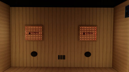 Sun Home Eclipse™ Four-Person Red Light & Infrared Sauna