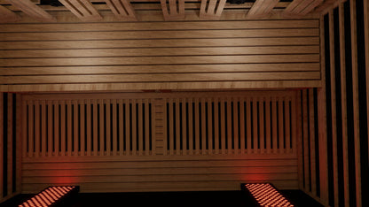 Sun Home Eclipse™ Four-Person Red Light & Infrared Sauna