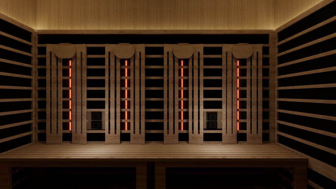 Sun Home Eclipse™ Four-Person Red Light & Infrared Sauna
