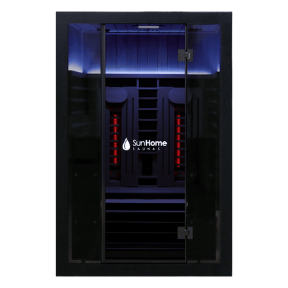 Sun Home Eclipse™ Two-Person Red Light & Infrared Sauna