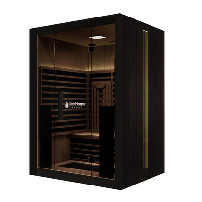 Sun Home Eclipse™ Two-Person Red Light & Infrared Sauna