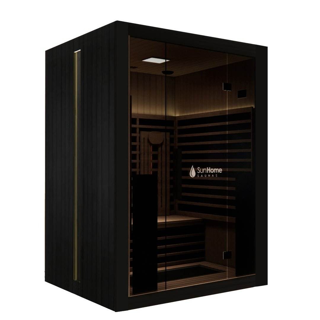 Sun Home Eclipse™ Two-Person Red Light & Infrared Sauna