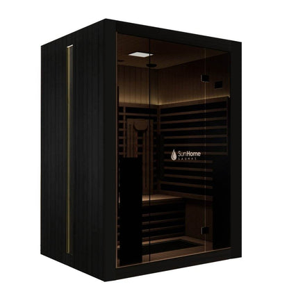 Sun Home Eclipse™ Two-Person Red Light & Infrared Sauna