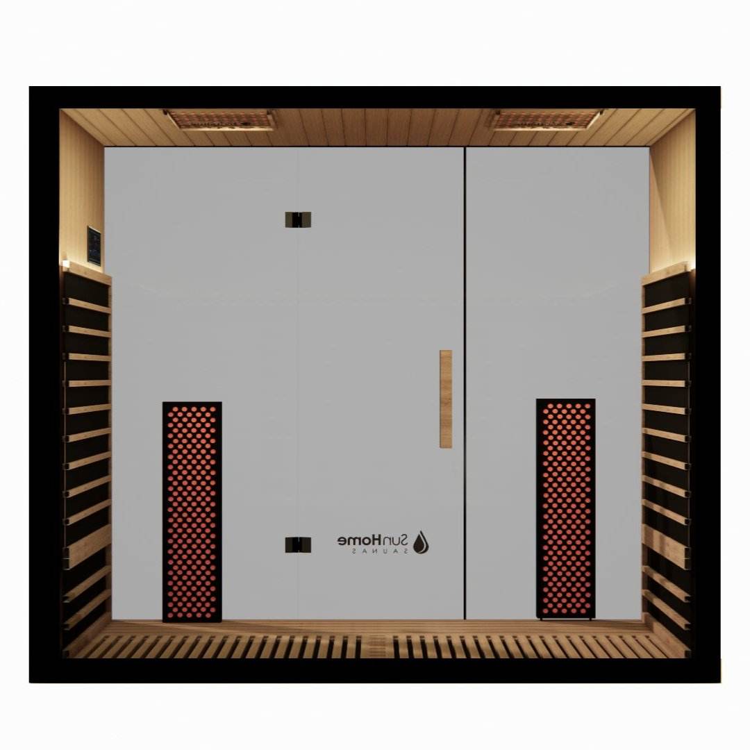 Sun Home Eclipse™ Four-Person Red Light & Infrared Sauna